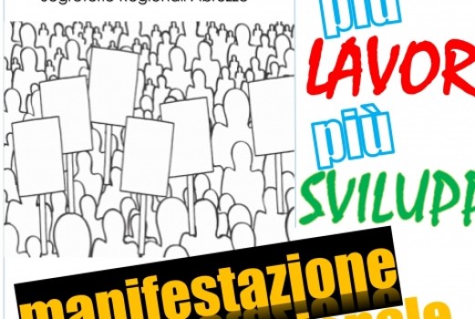 La manifestazione regionale: parola ai sindacati abruzzesi